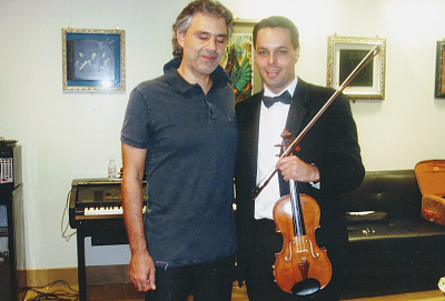 With maestro Andrea Bocelli